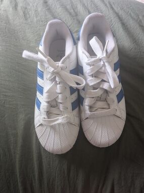 Adidas Original Superstar Mens Athletic Shoe White Sneaker Footwear Trainer 5.5